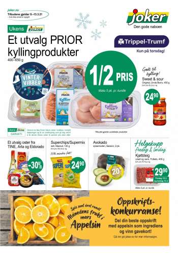 Kundeavis Joker - 09.03.2021 - 13.03.2021.