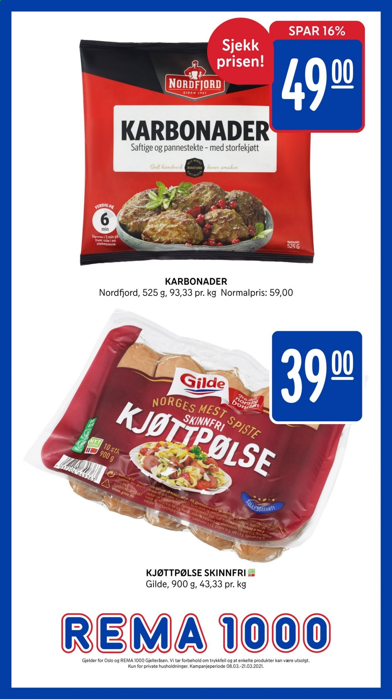 Kundeavis Rema 1000 - 8.3.2021 - 21.3.2021. Side 10
