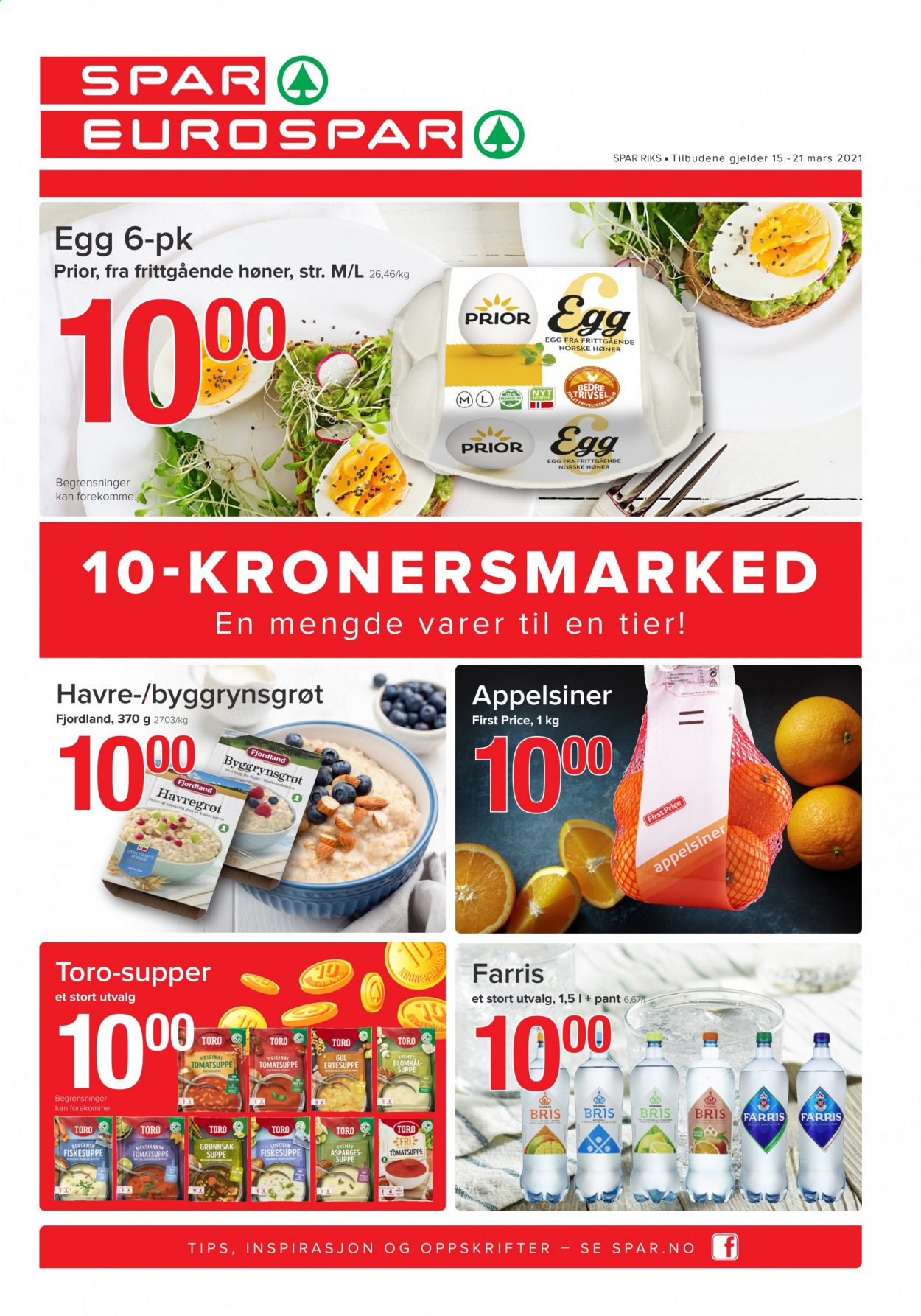 Kundeavis SPAR - 15.3.2021 - 21.3.2021. Side 1