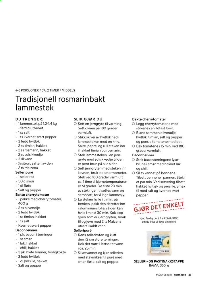 Kundeavis Rema 1000 - 15.3.2021 - 21.3.2021. Side 35