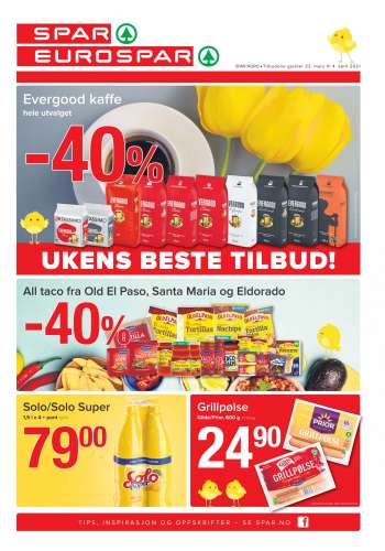 Kundeavis SPAR - 22.03.2021 - 04.04.2021.