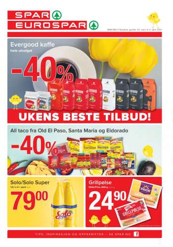 Kundeavis SPAR - 22.03.2021 - 04.04.2021.