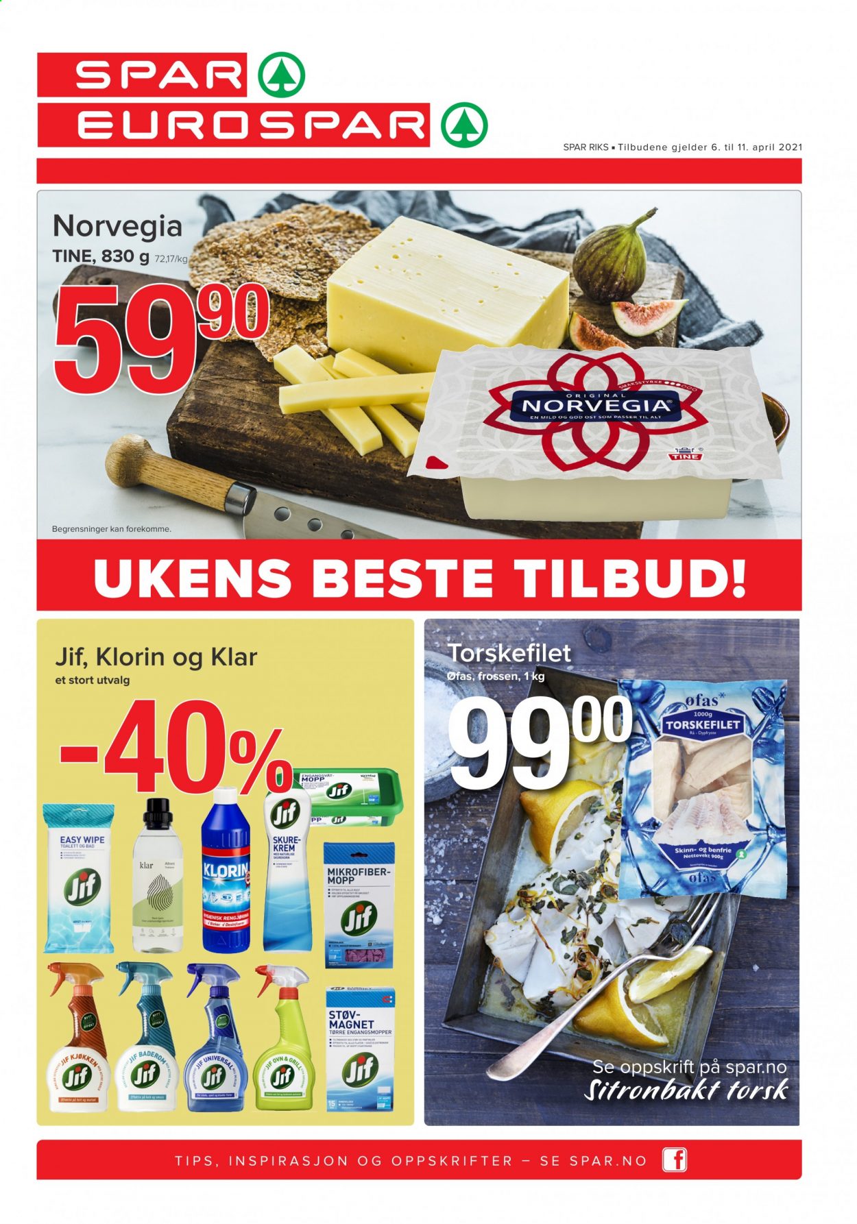 Kundeavis SPAR - 6.4.2021 - 11.4.2021. Side 1