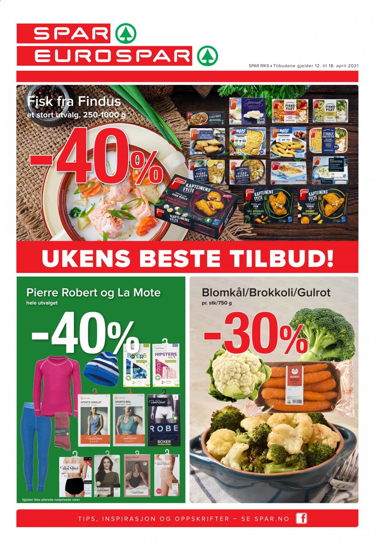 Kundeavis SPAR - 12.4.2021 - 18.4.2021. Side 1