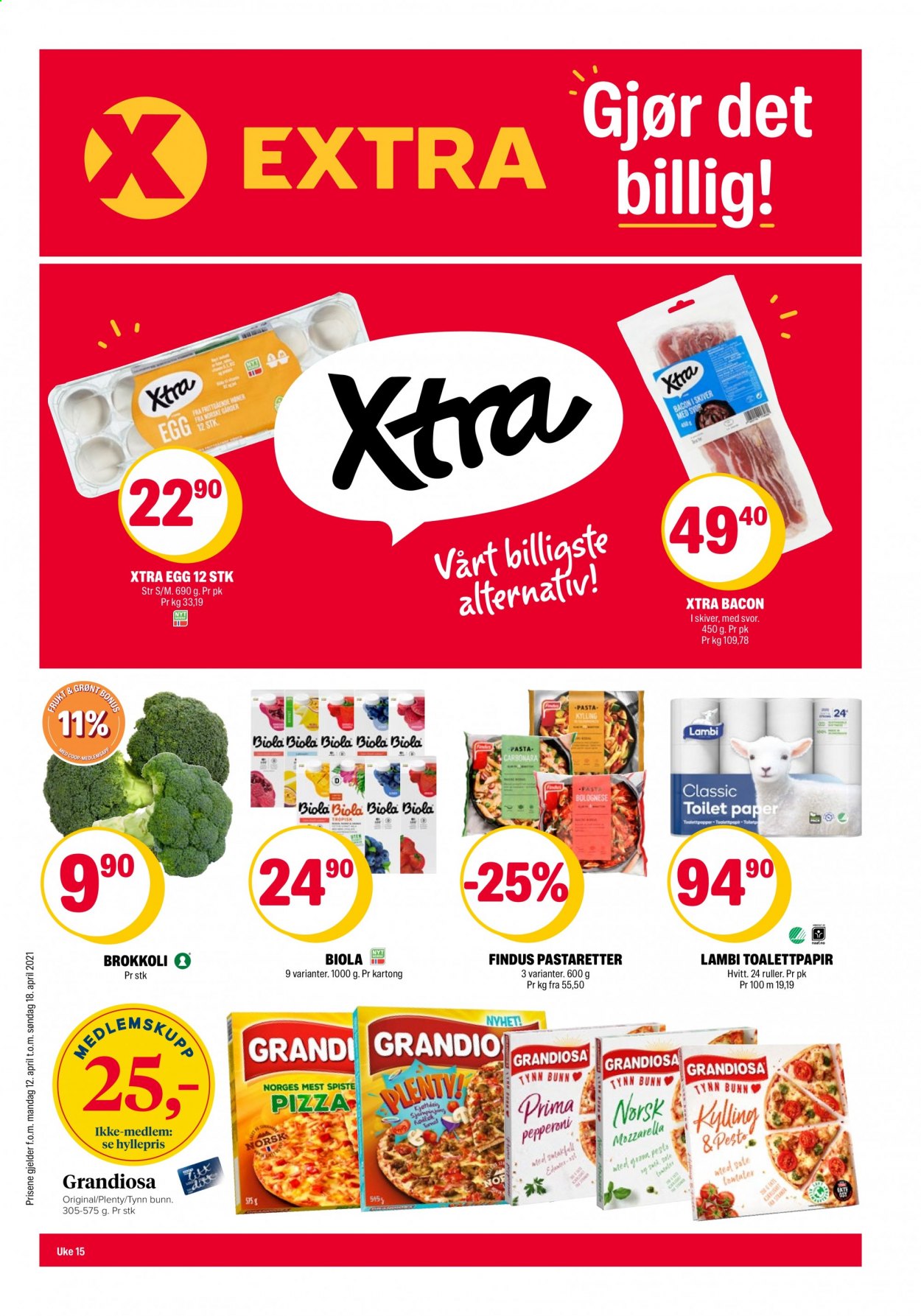 Kundeavis Coop Extra - 12.4.2021 - 18.4.2021. Side 1