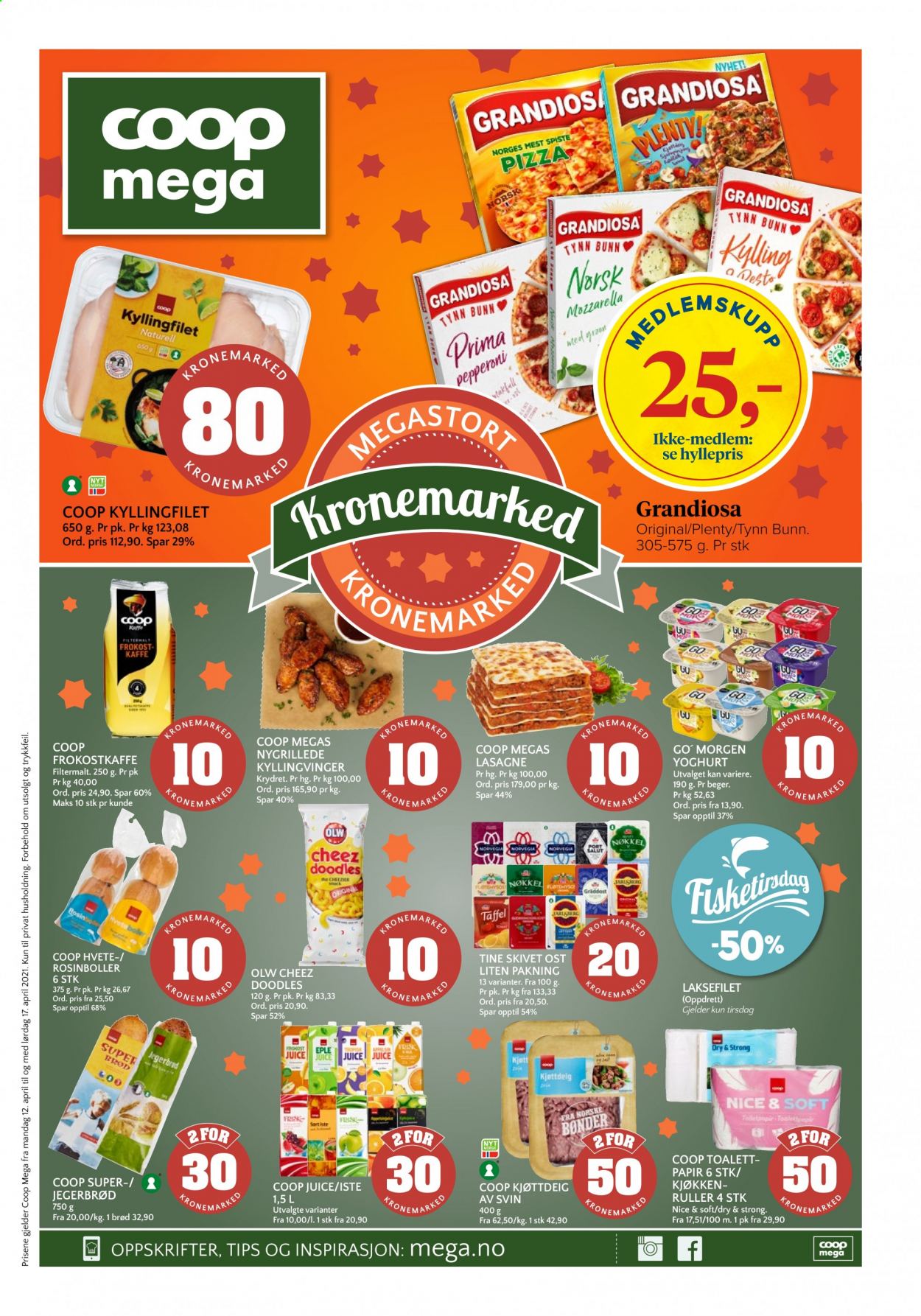 Kundeavis Coop Mega - 12.4.2021 - 17.4.2021. Side 1