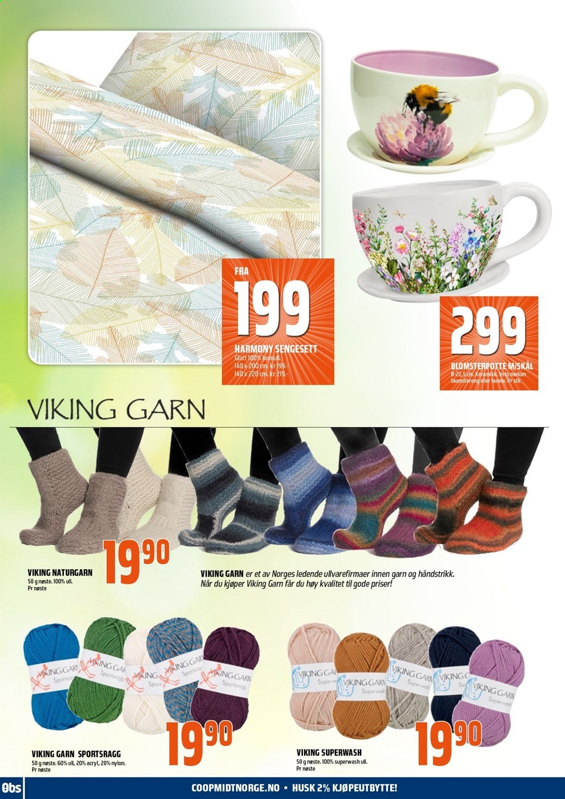 thumbnail - Kundeavis Coop Obs - 11.4.2021 - 17.4.2021 - Produkter fra tilbudsaviser - Viking, viking garn, garn. Side 16.
