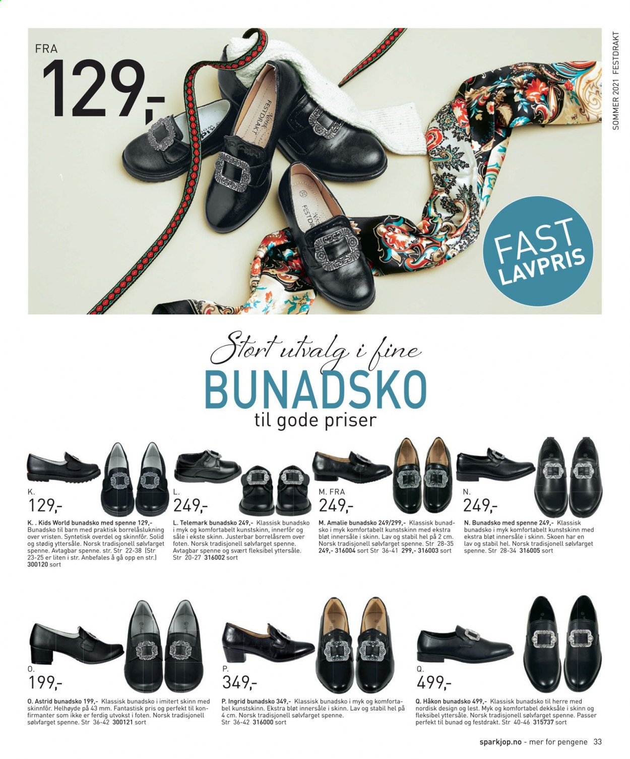 thumbnail - Kundeavis Sparkjøp - Produkter fra tilbudsaviser - festdrakt, sko. Side 33.