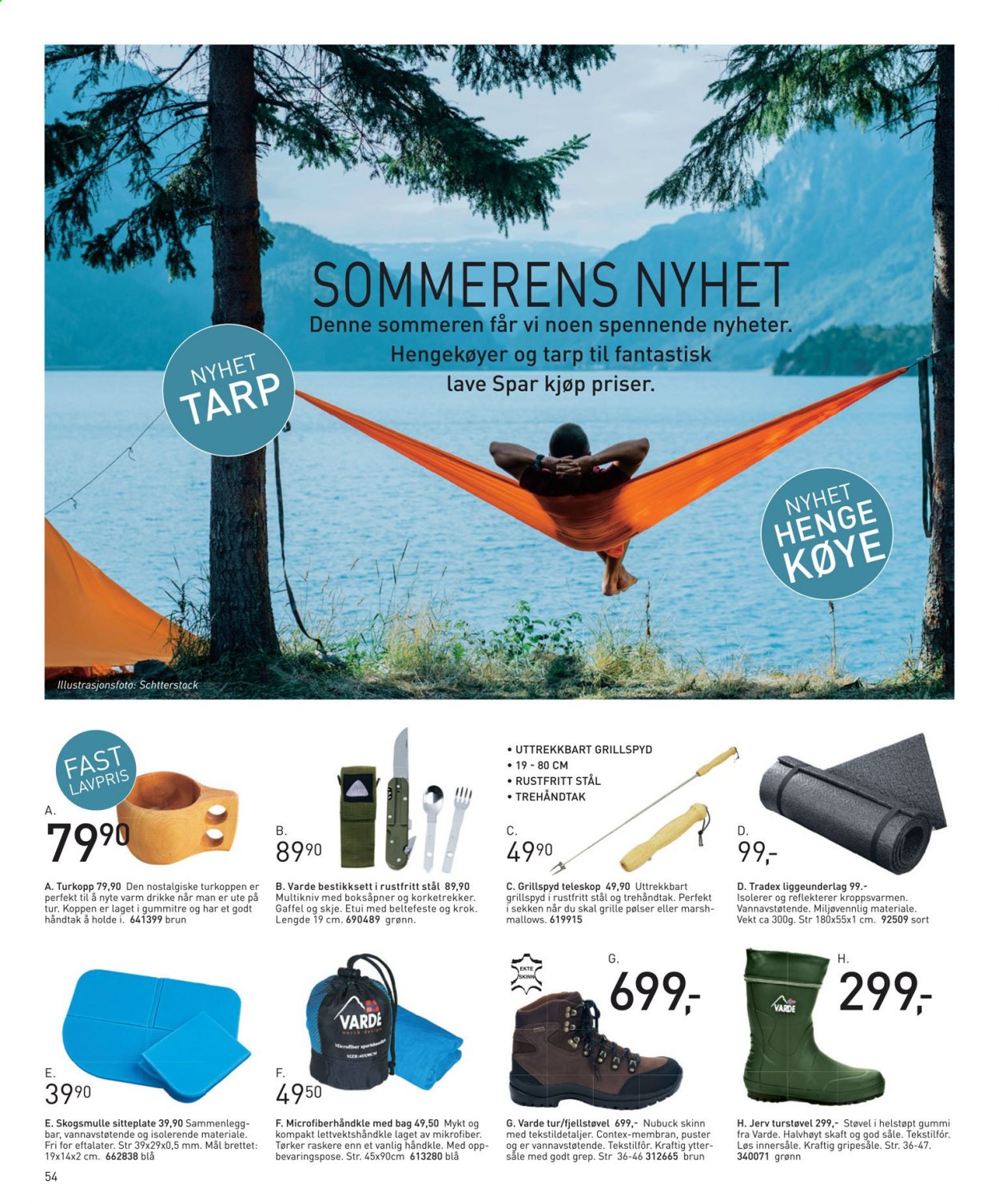 Kundeavis Sparkjøp. Side 54