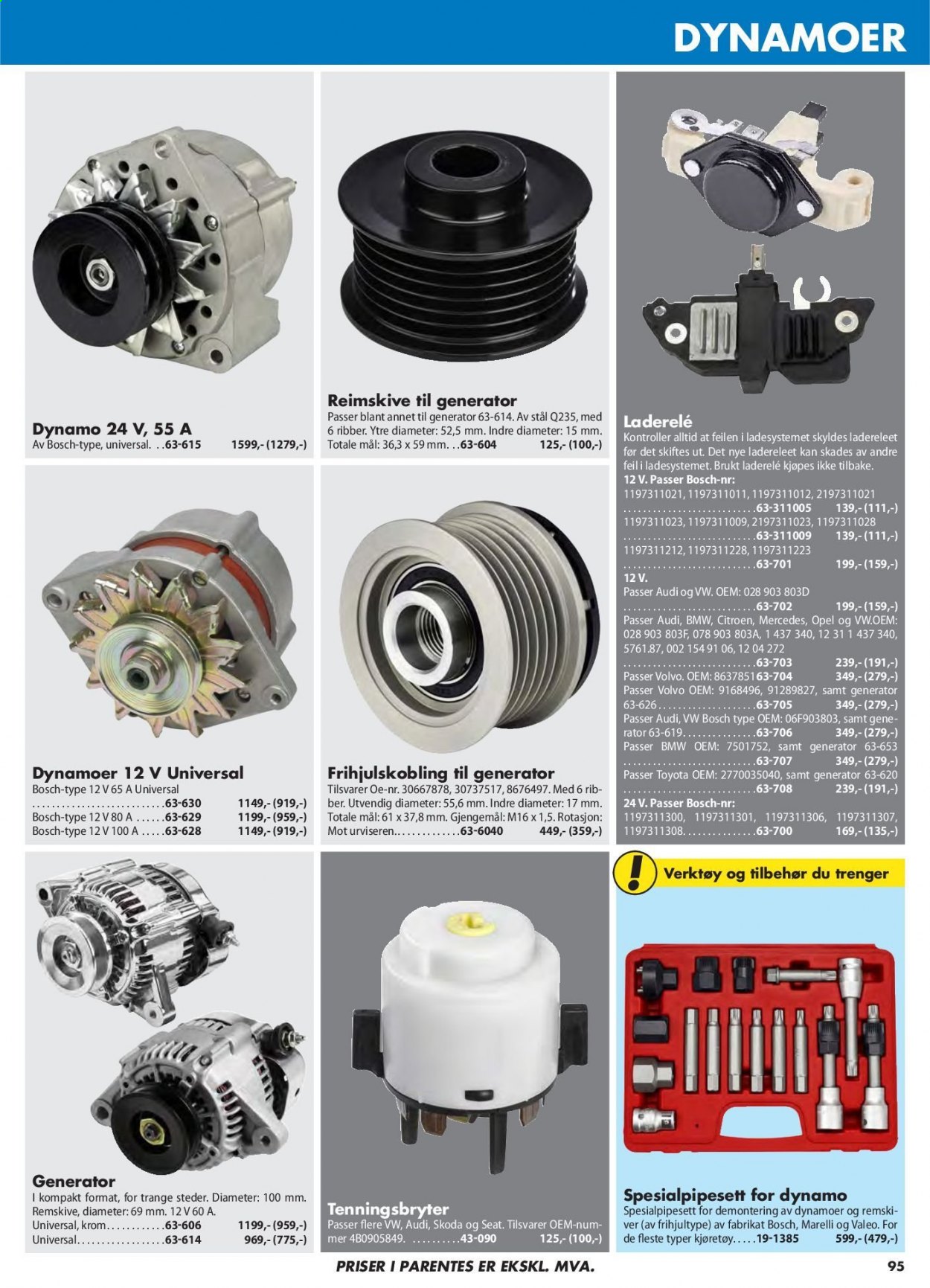 thumbnail - Kundeavis Biltema - Produkter fra tilbudsaviser - kontroller, Bosch, verktøy. Side 95.
