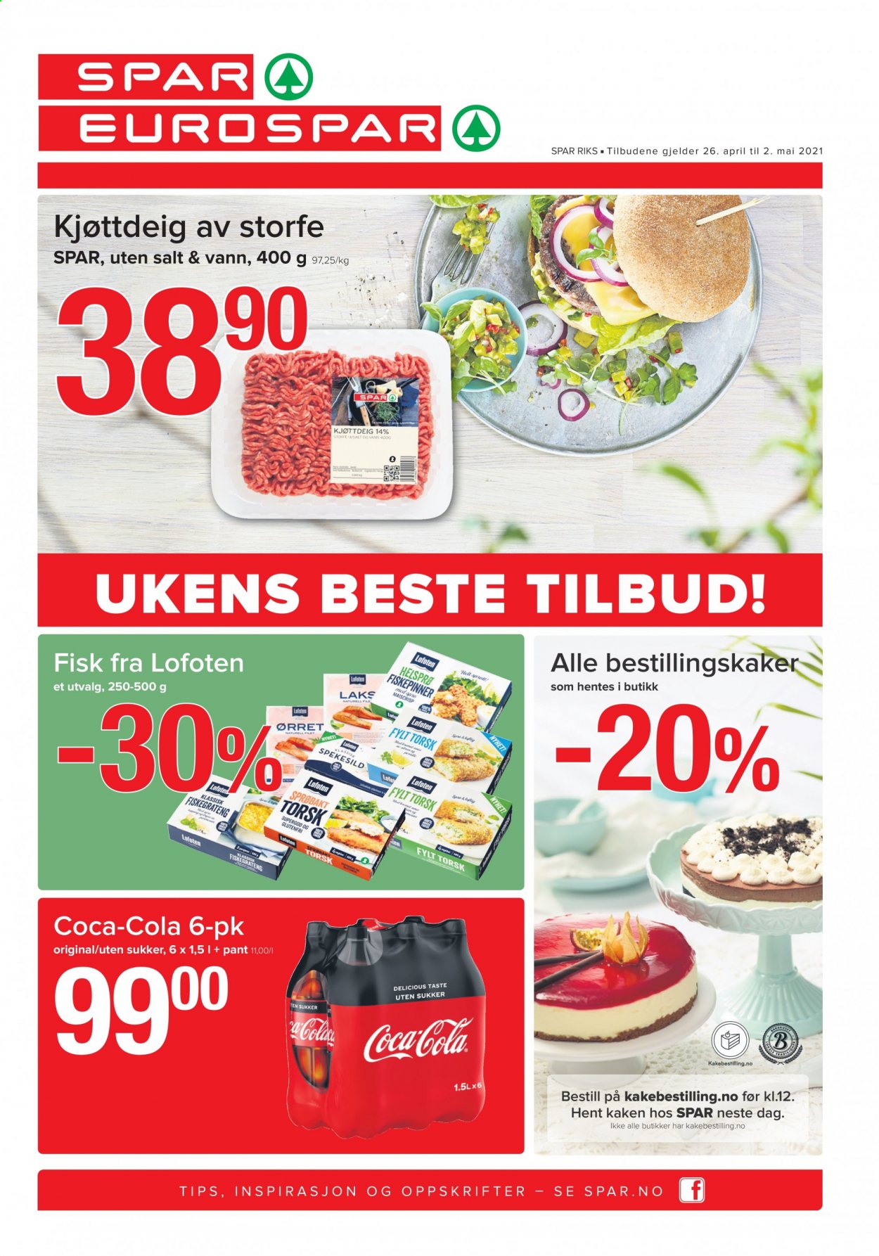 Kundeavis SPAR - 26.4.2021 - 2.5.2021. Side 1