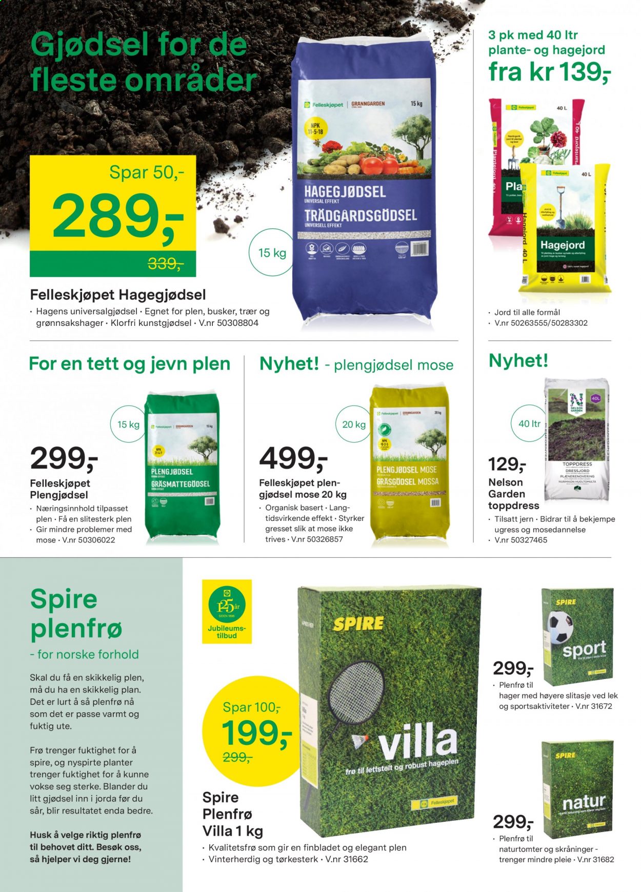 thumbnail - Kundeavis Felleskjøpet - 26.4.2021 - 2.5.2021 - Produkter fra tilbudsaviser - planter. Side 2.
