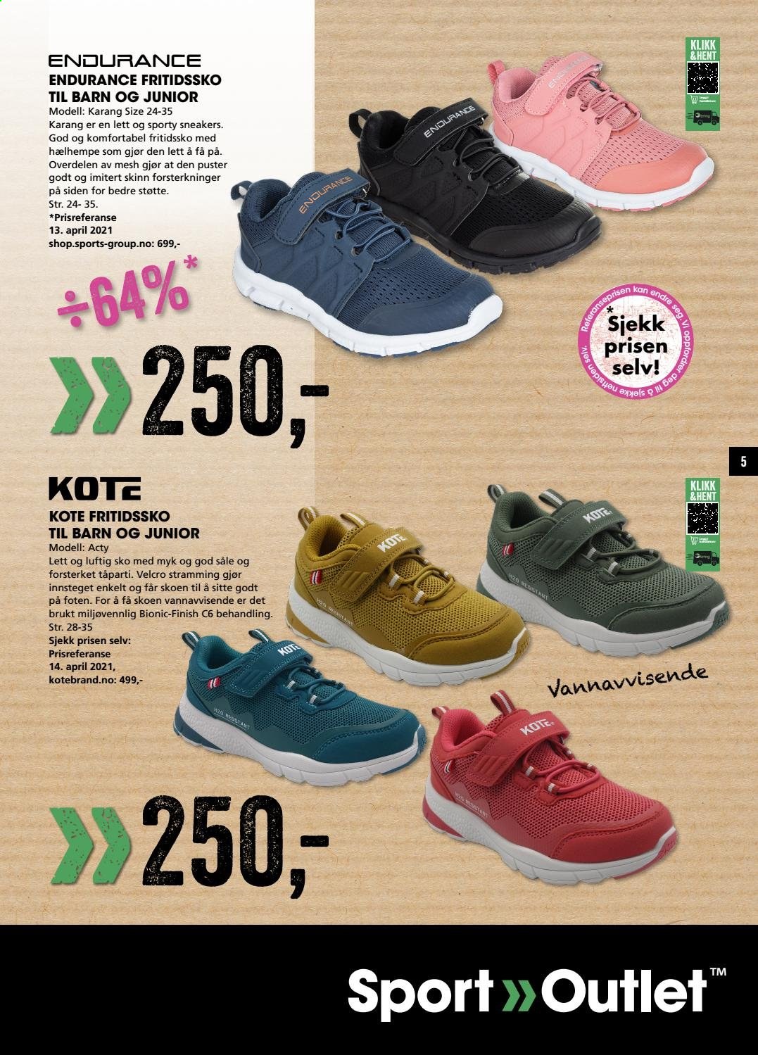 thumbnail - Kundeavis Sport Outlet - 27.4.2021 - 8.5.2021 - Produkter fra tilbudsaviser - sneakers, sko. Side 5.