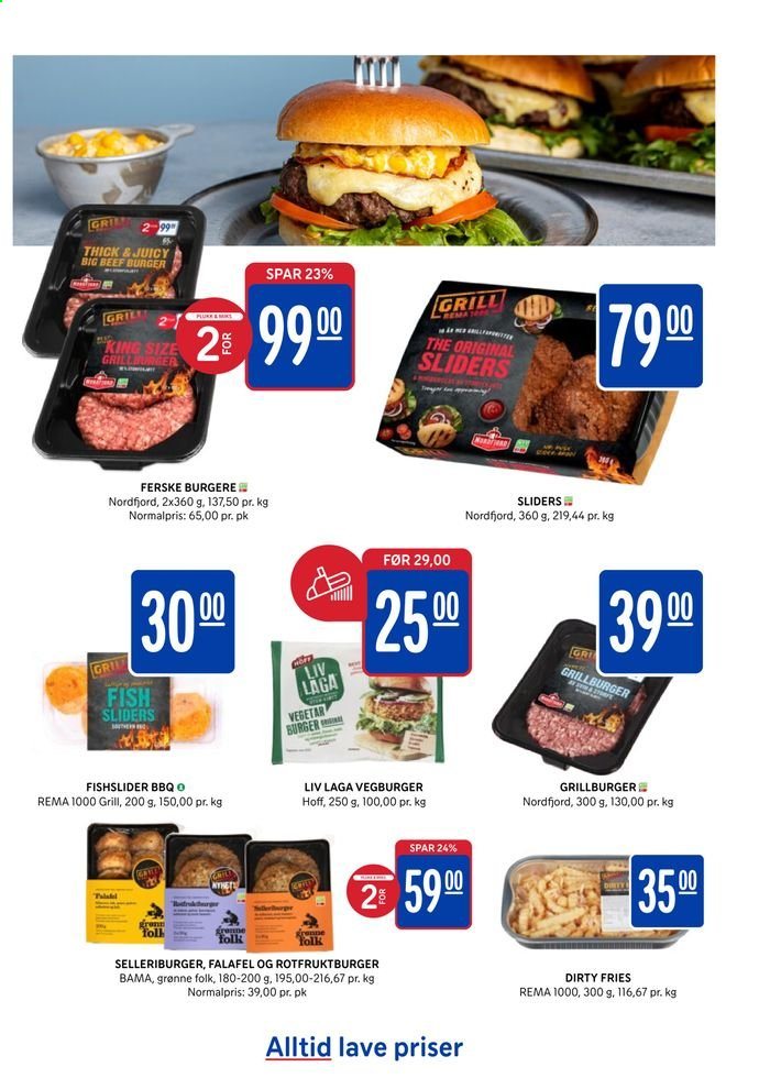 thumbnail - Kundeavis Rema 1000 - 3.5.2021 - 16.5.2021 - Produkter fra tilbudsaviser - burger, grill. Side 3.