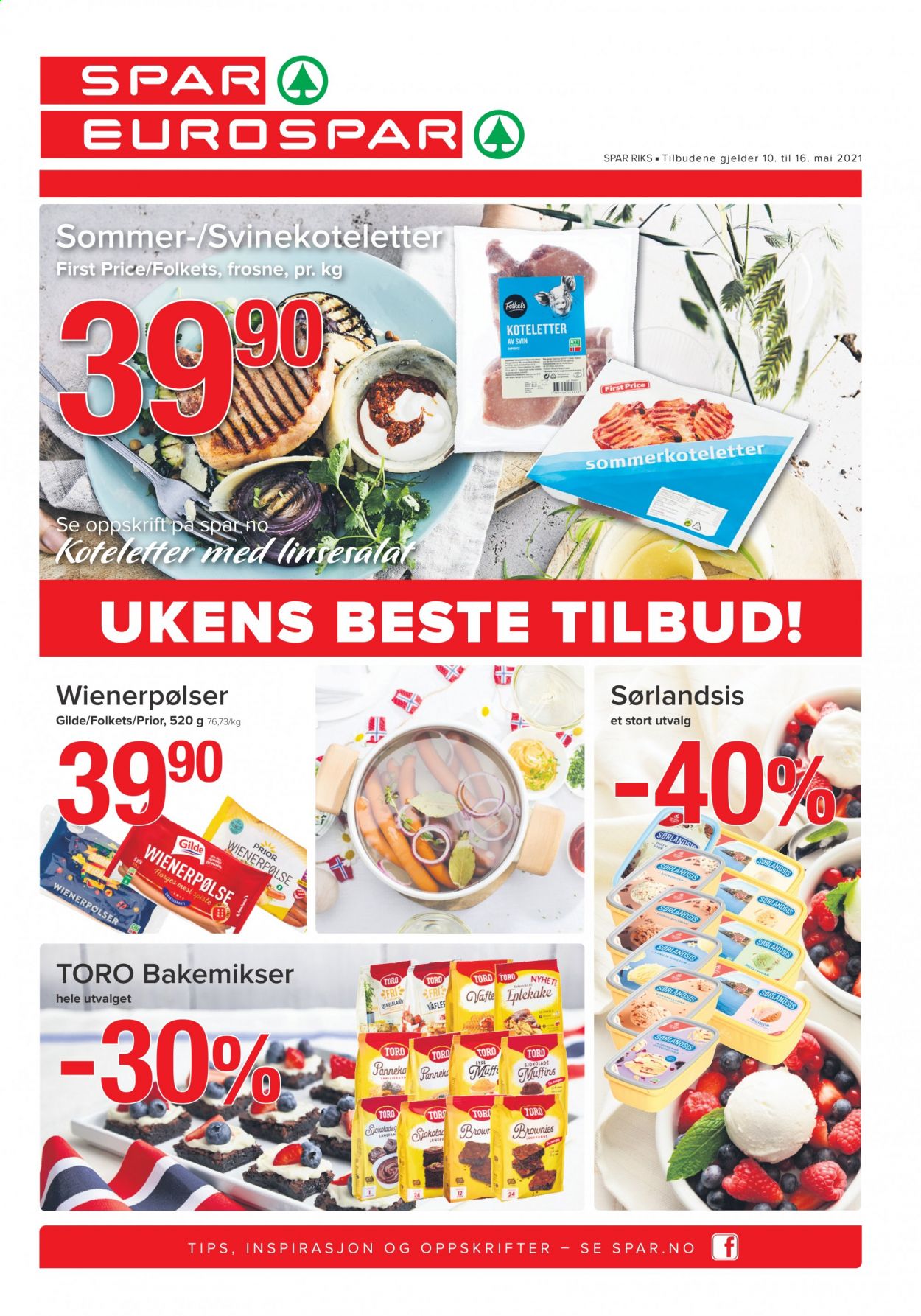 Kundeavis SPAR - 10.5.2021 - 16.5.2021. Side 1
