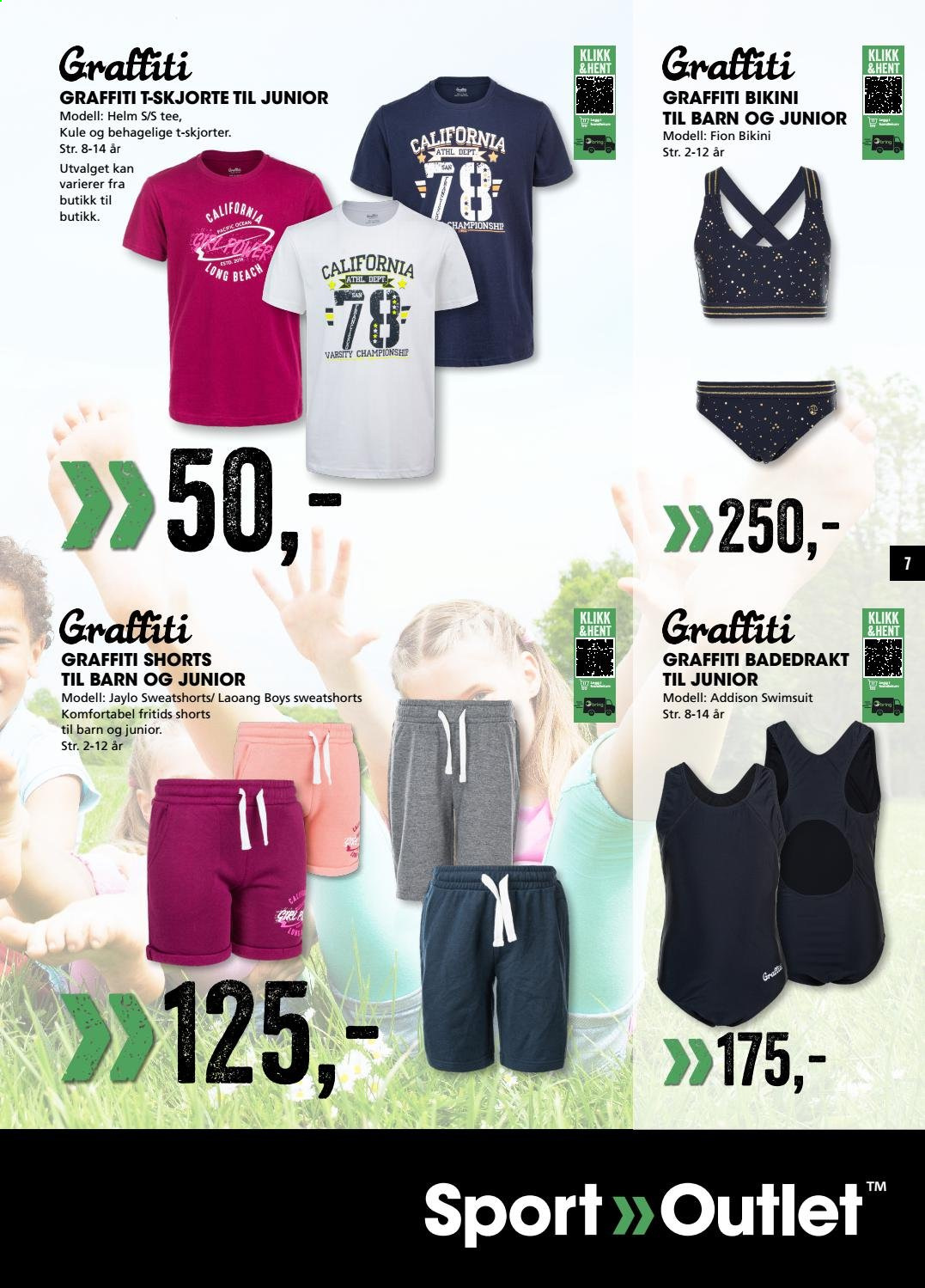thumbnail - Kundeavis Sport Outlet - 26.5.2021 - 29.5.2021 - Produkter fra tilbudsaviser - shorts, t-skjorte, skjorte, badedrakt, bikini. Side 7.