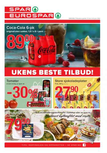 Kundeavis SPAR - 31.05.2021 - 06.06.2021.