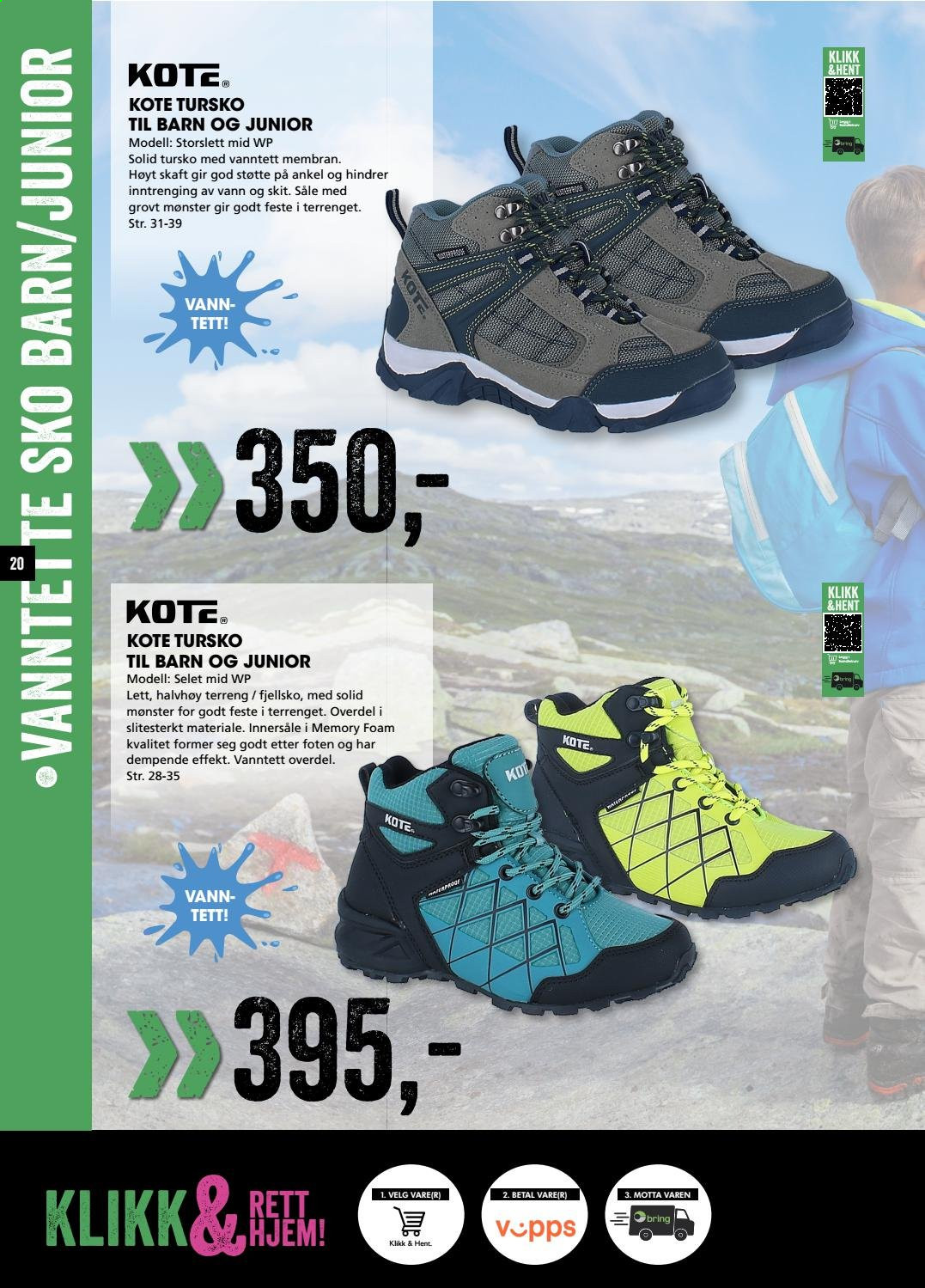 thumbnail - Kundeavis Sport Outlet - 1.6.2021 - 26.6.2021 - Produkter fra tilbudsaviser - fjellsko, sko. Side 20.