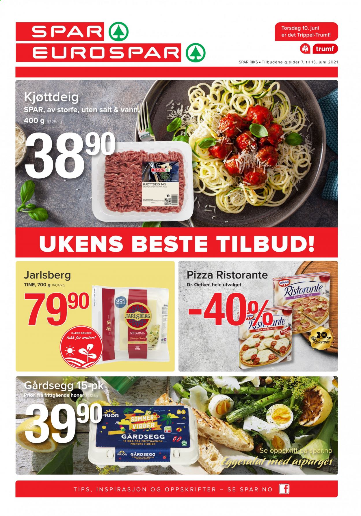 Kundeavis SPAR - 7.6.2021 - 13.6.2021. Side 1