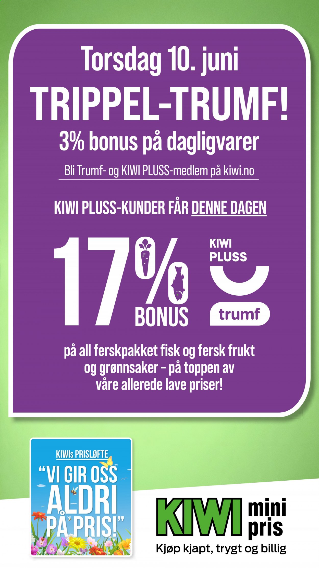 Kundeavis KIWI - 7.6.2021 - 13.6.2021. Side 1