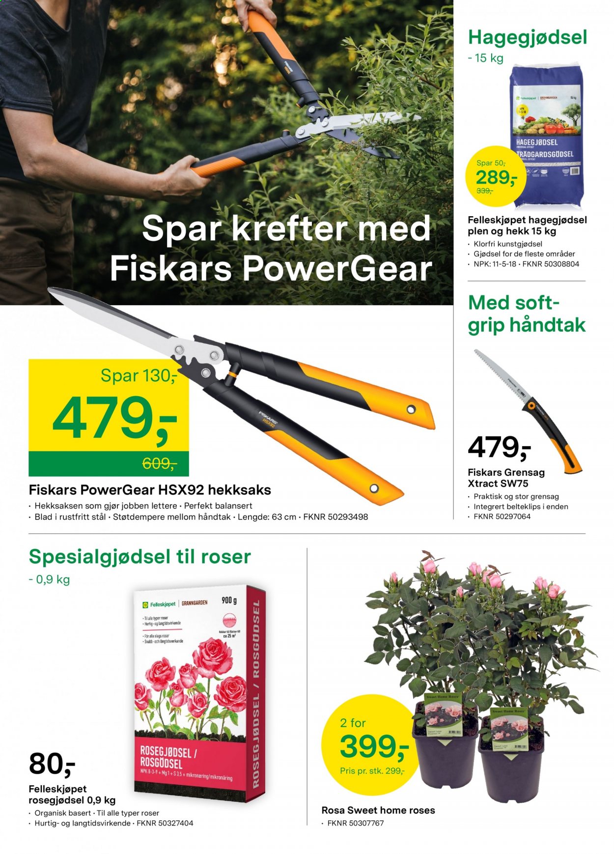 thumbnail - Kundeavis Felleskjøpet - 7.6.2021 - 13.6.2021 - Produkter fra tilbudsaviser - Fiskars. Side 2.
