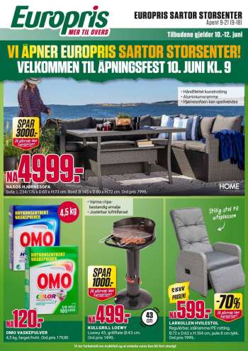 Kundeavis Europris - 10.06.2021 - 12.06.2021.