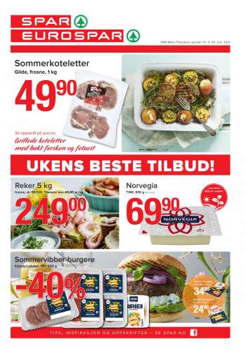 Kundeavis SPAR - 14.06.2021 - 20.06.2021.