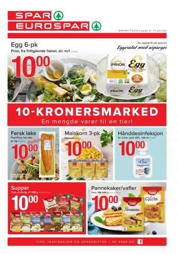 Kundeavis SPAR - 21.06.2021 - 27.06.2021.