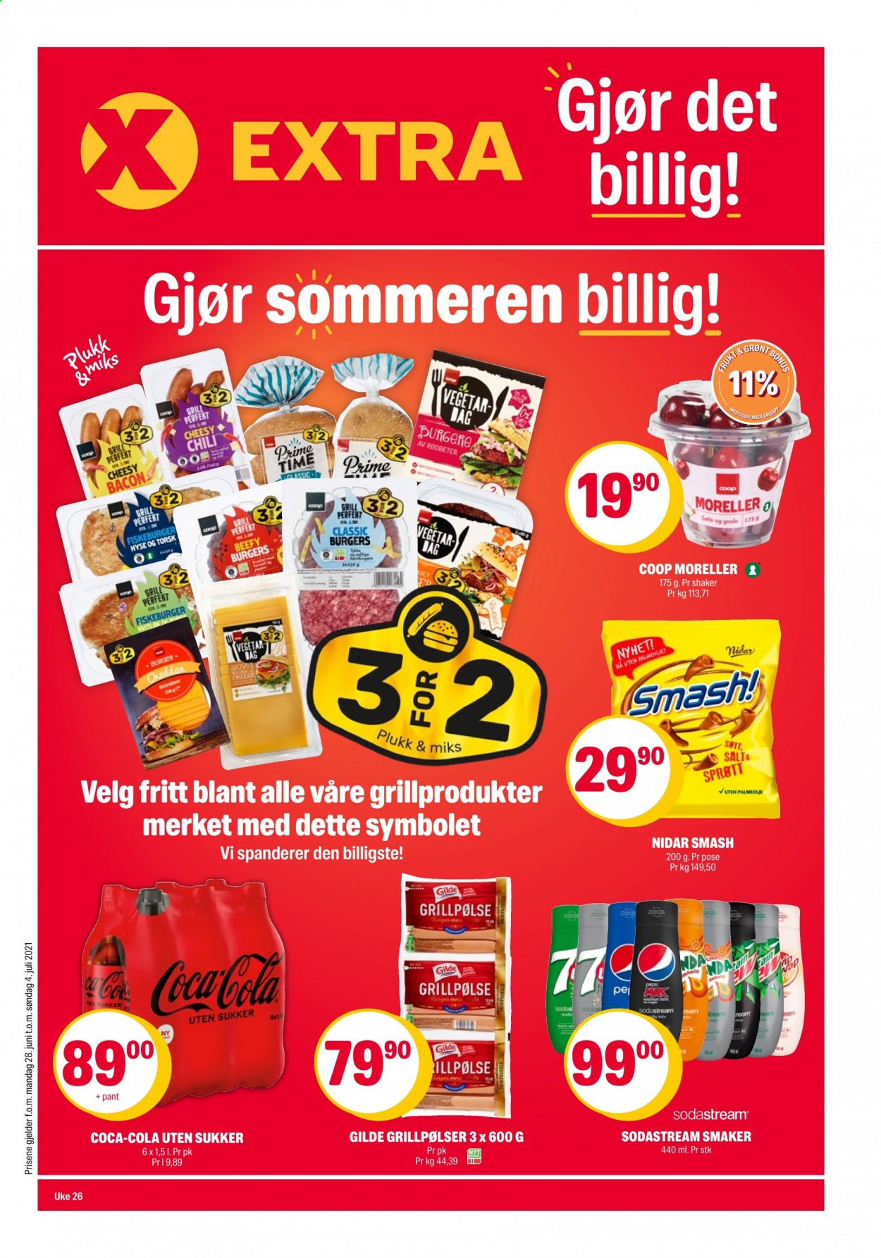 Kundeavis Coop Extra - 28.6.2021 - 4.7.2021. Side 1