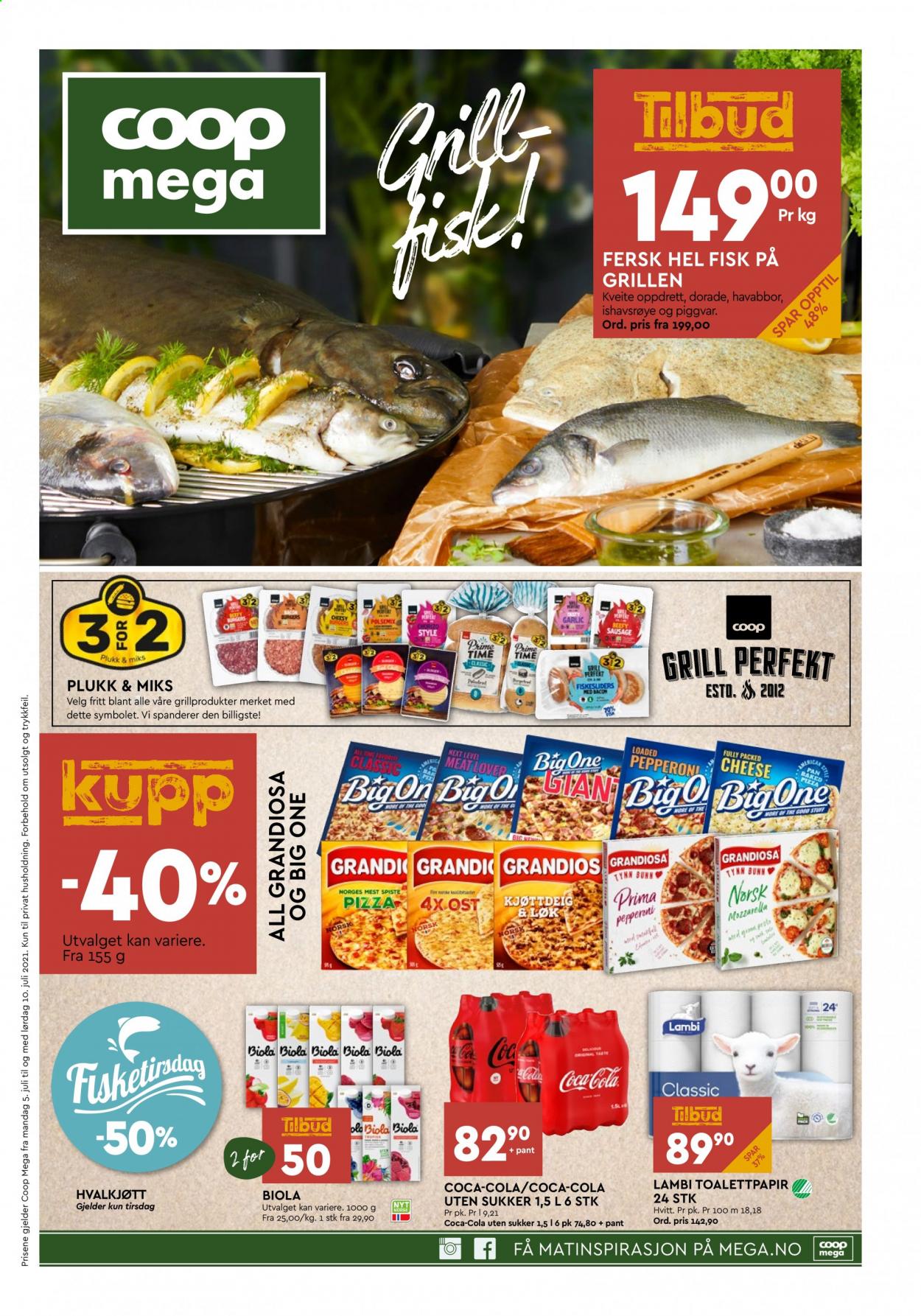 Kundeavis Coop Mega - 5.7.2021 - 10.7.2021. Side 1
