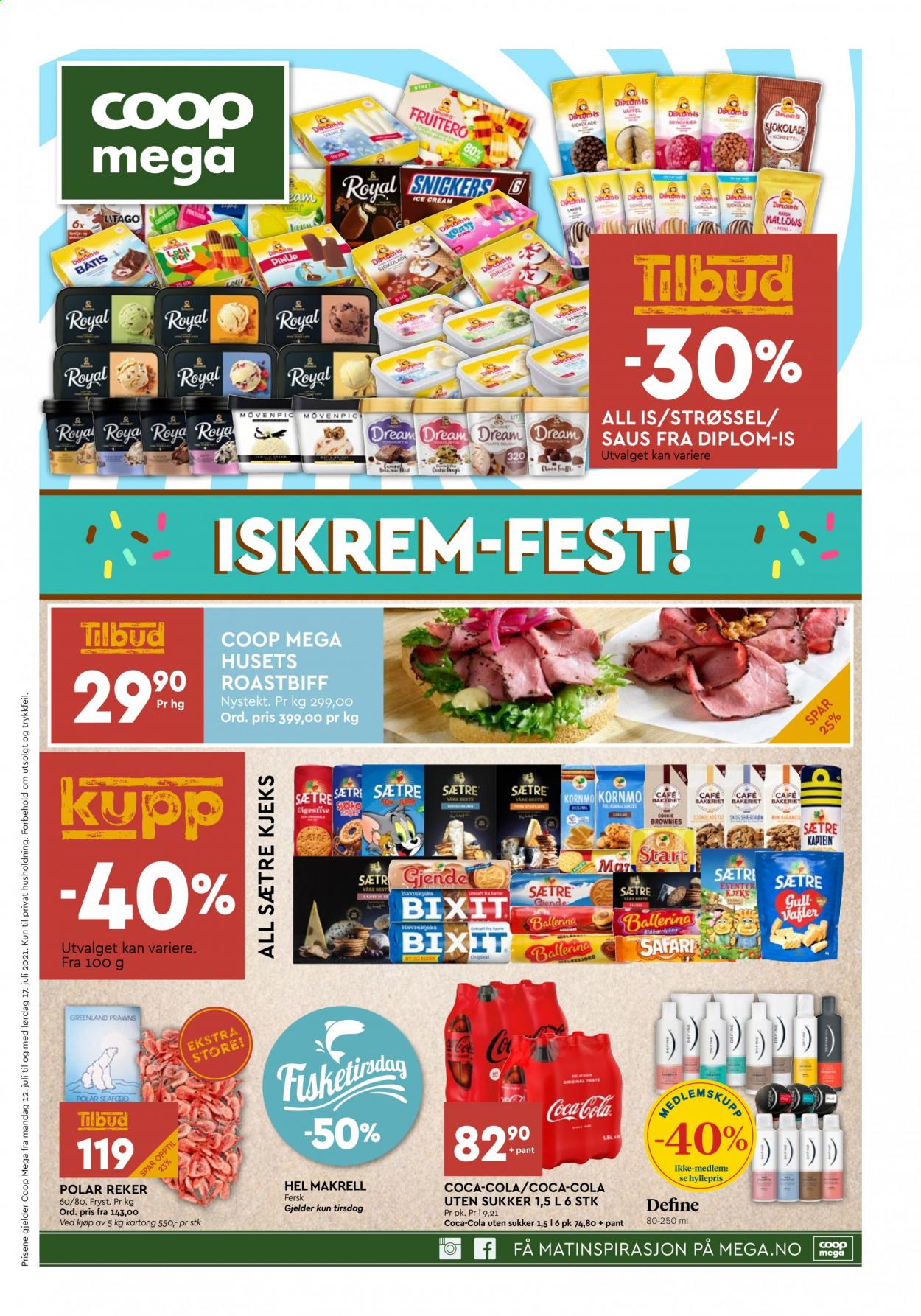 Kundeavis Coop Mega - 12.7.2021 - 17.7.2021. Side 1