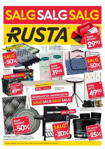 Kundeavis Rusta - 14.07.2021 - 20.07.2021.
