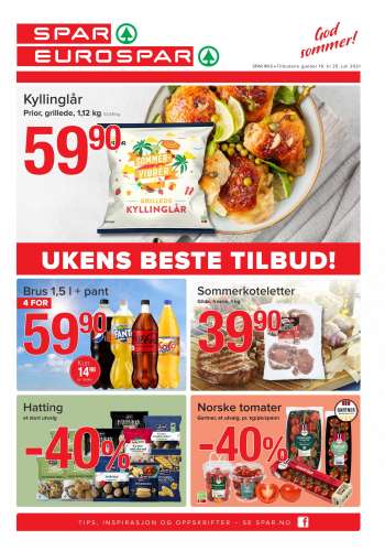 Kundeavis SPAR - 19.07.2021 - 25.07.2021.