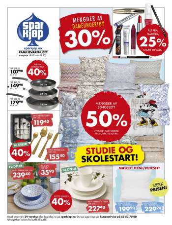 Kundeavis Sparkjøp - 19.07.2021 - 01.08.2021.