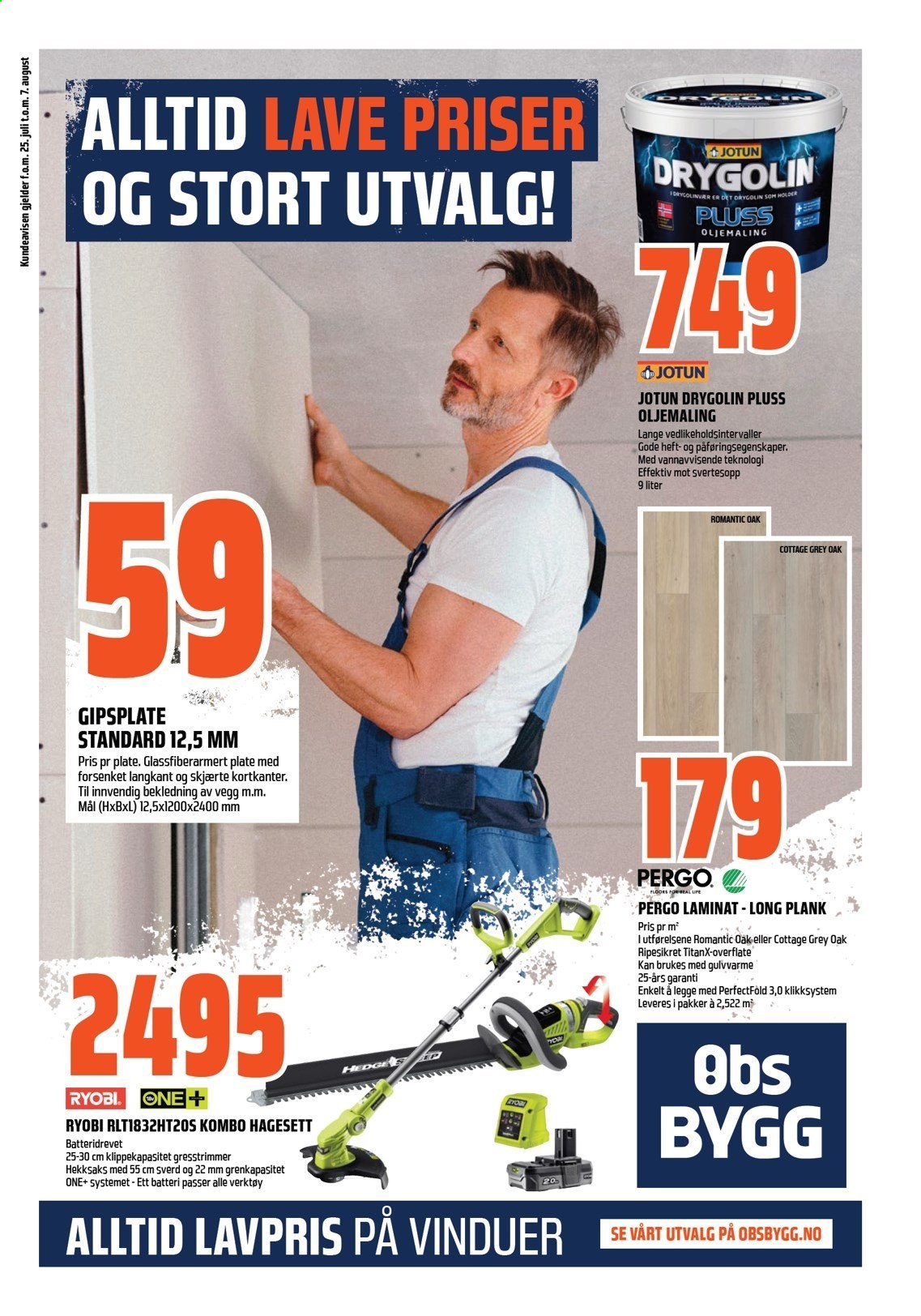 Kundeavis Coop Obs BYGG - 25.7.2021 - 7.8.2021. Side 1