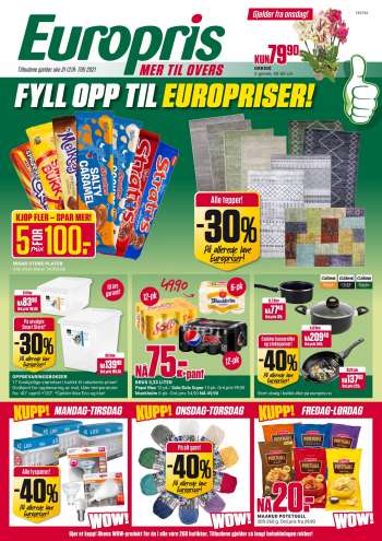 Kundeavis Europris - 02.08.2021 - 08.08.2021.