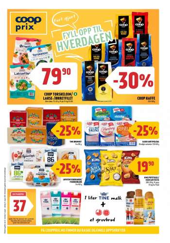 Kundeavis Coop Prix - 09.08.2021 - 15.08.2021.