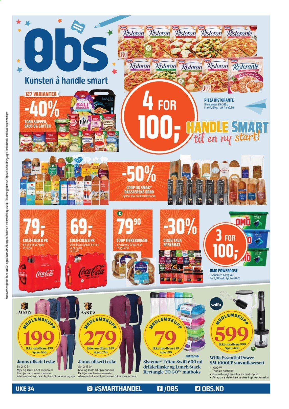 Kundeavis Coop Obs - 22.8.2021 - 28.8.2021. Side 1