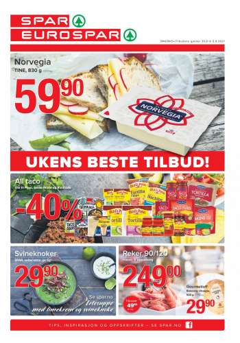 Kundeavis SPAR - 30.08.2021 - 05.09.2021.
