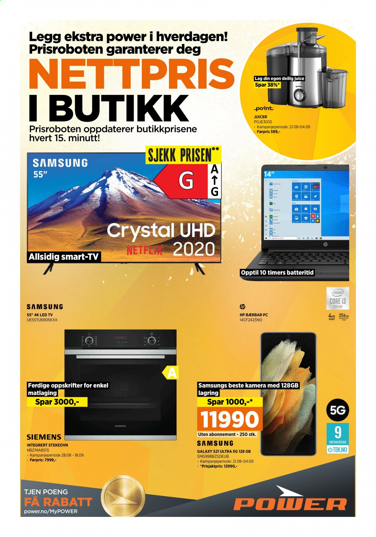 Kundeavis Power - 28.8.2021 - 4.9.2021. Side 1
