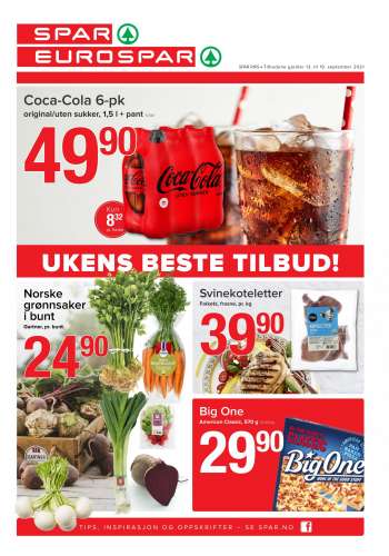 Kundeavis SPAR - 13.09.2021 - 19.09.2021.