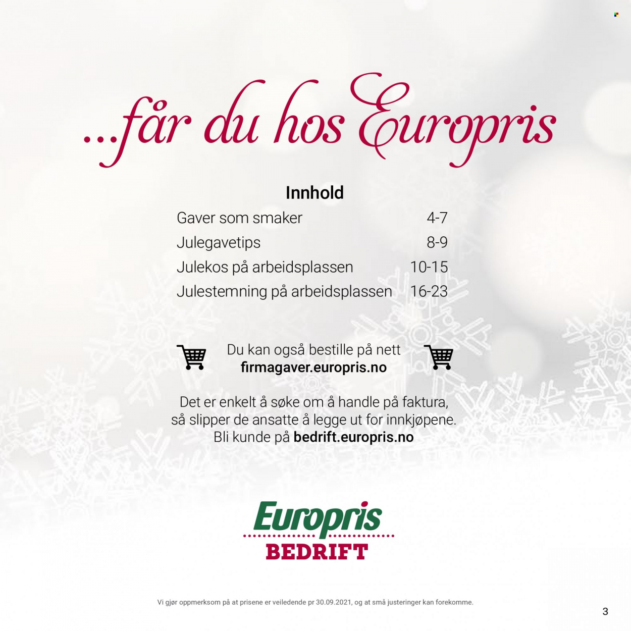 Kundeavis Europris. Side 3