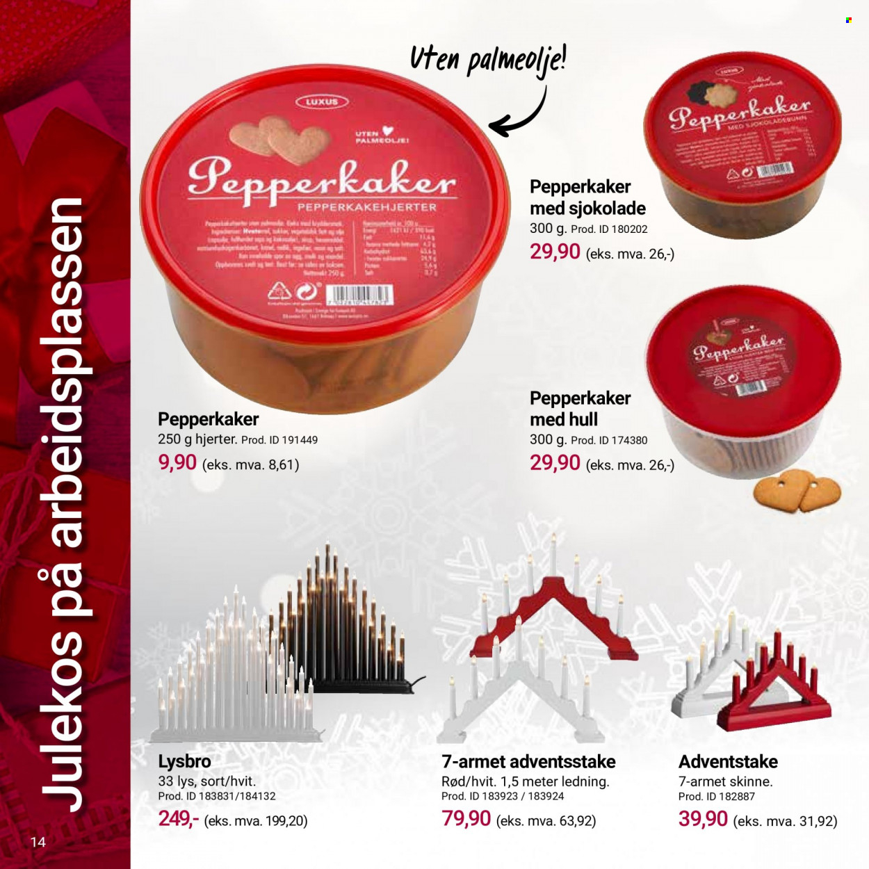 thumbnail - Kundeavis Europris - Produkter fra tilbudsaviser - sjokolade. Side 14.