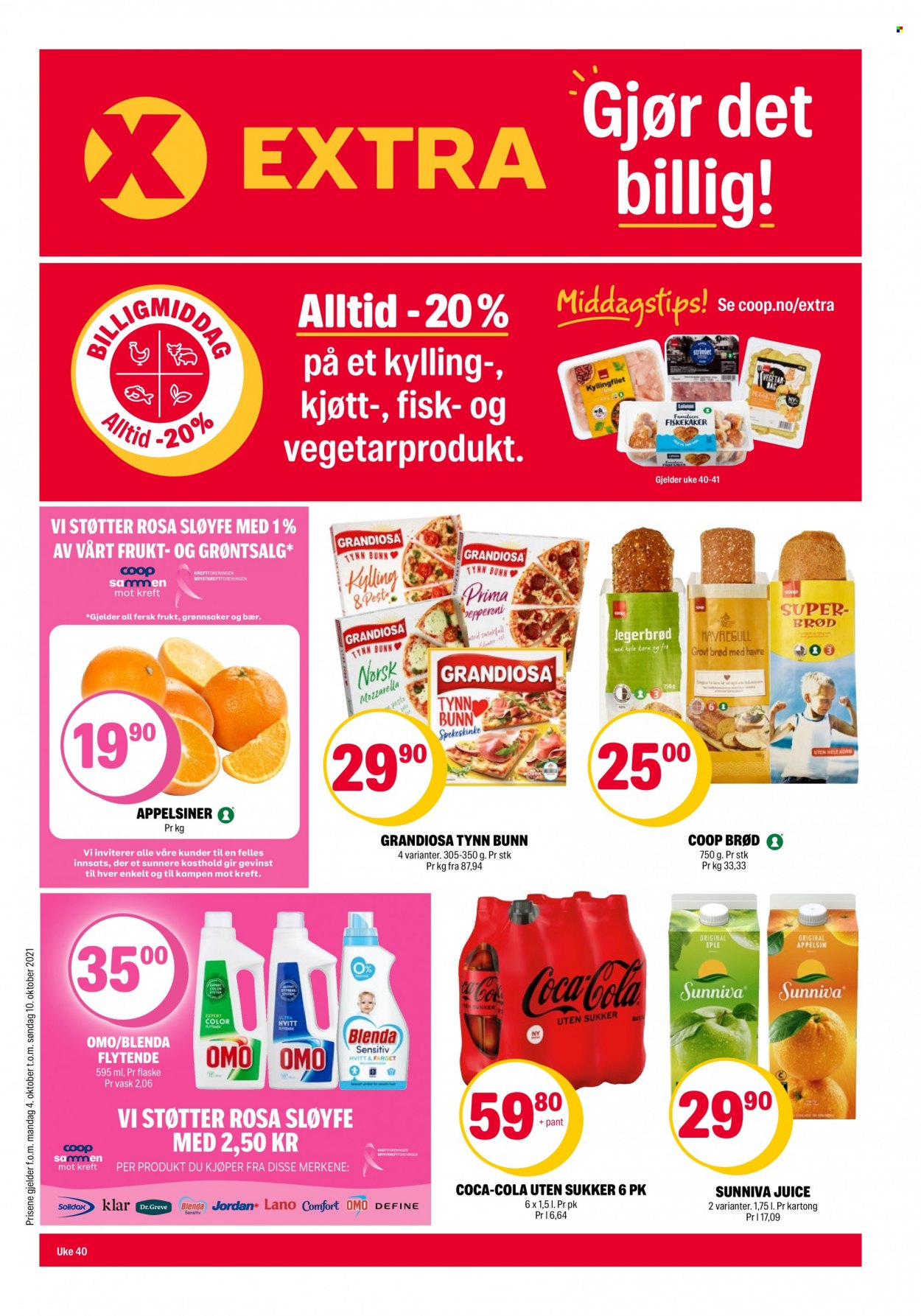 Kundeavis Coop Extra - 4.10.2021 - 10.10.2021. Side 1