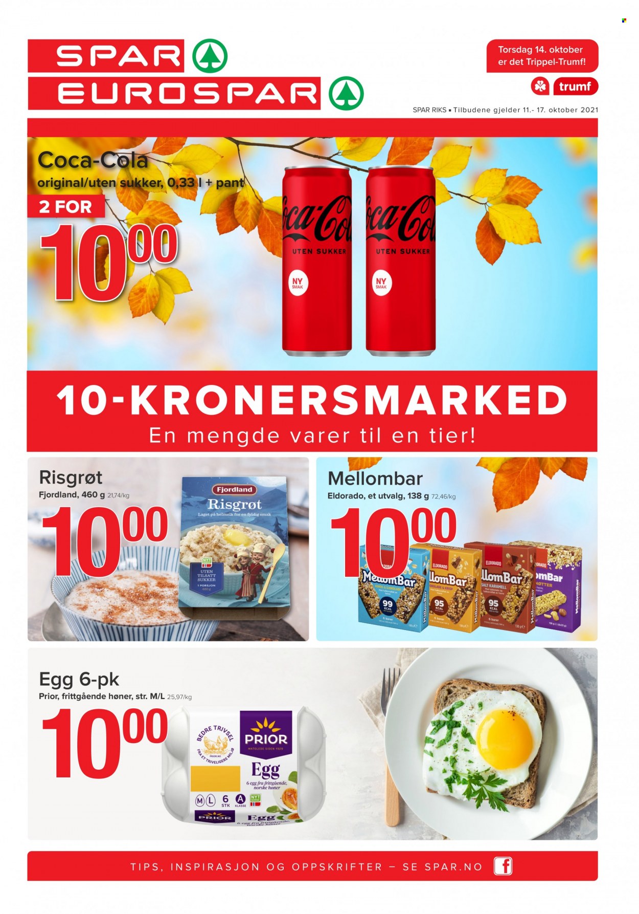 Kundeavis SPAR - 11.10.2021 - 17.10.2021. Side 1