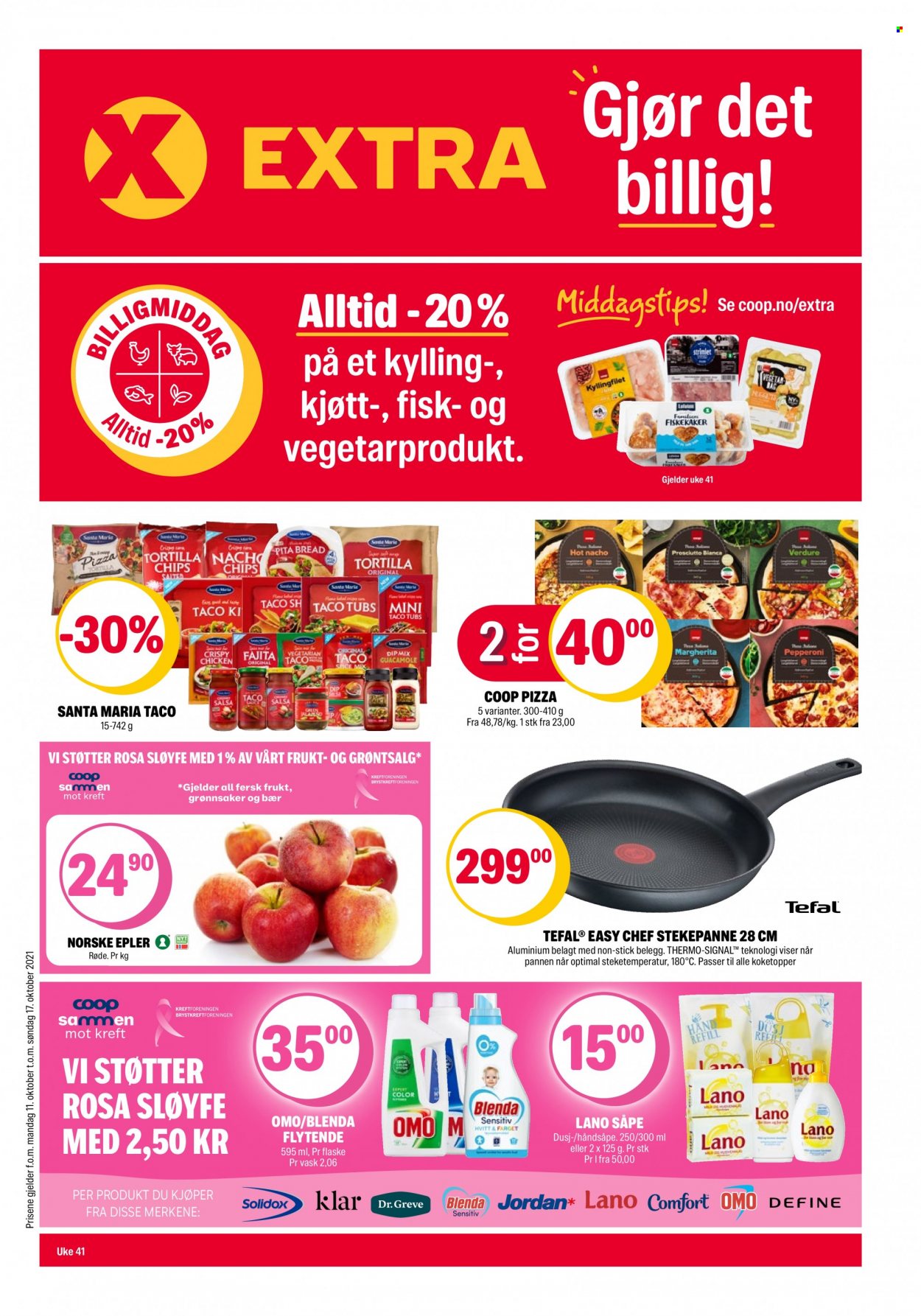 Kundeavis Coop Extra - 11.10.2021 - 17.10.2021. Side 1