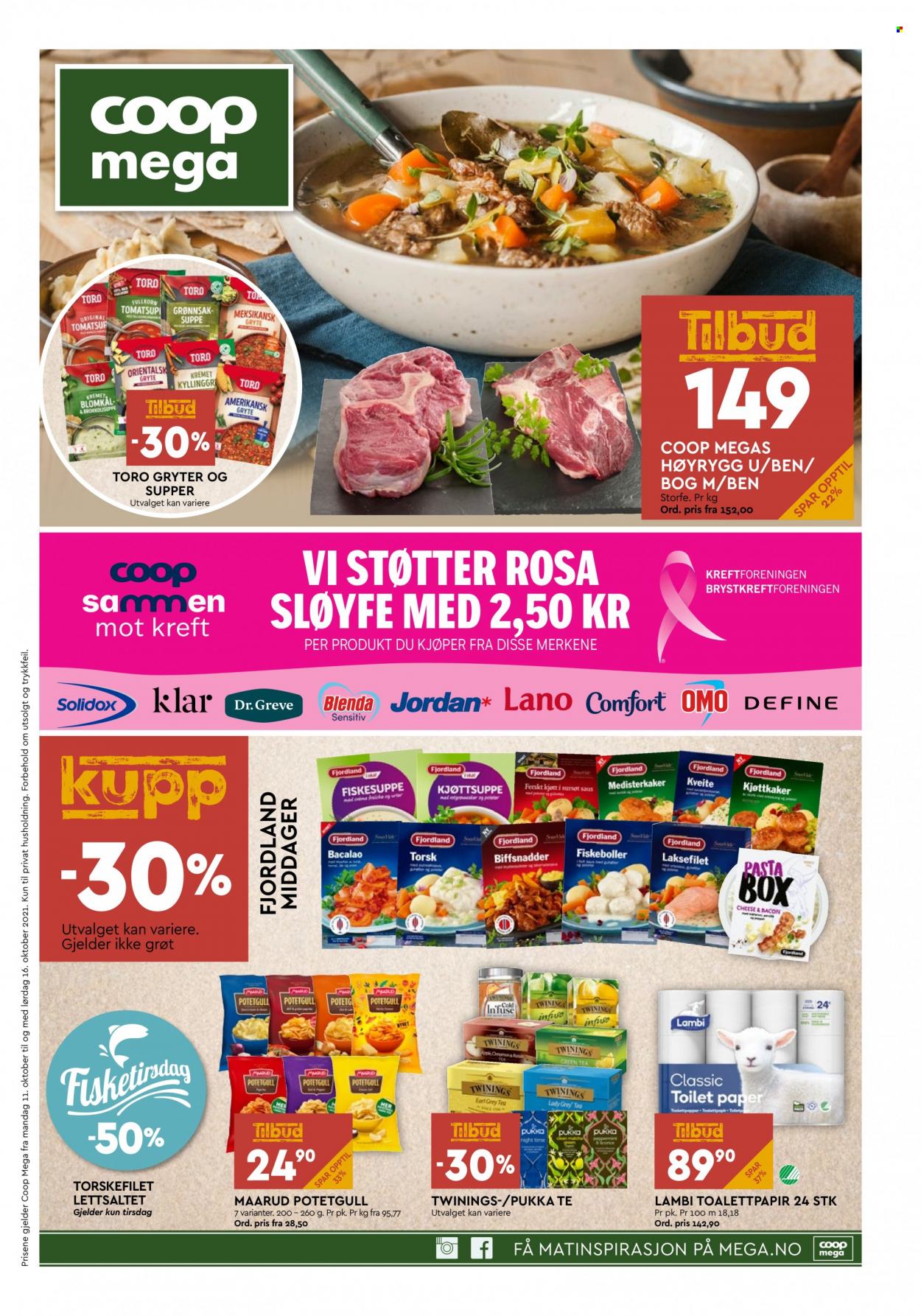 Kundeavis Coop Mega - 11.10.2021 - 16.10.2021. Side 1