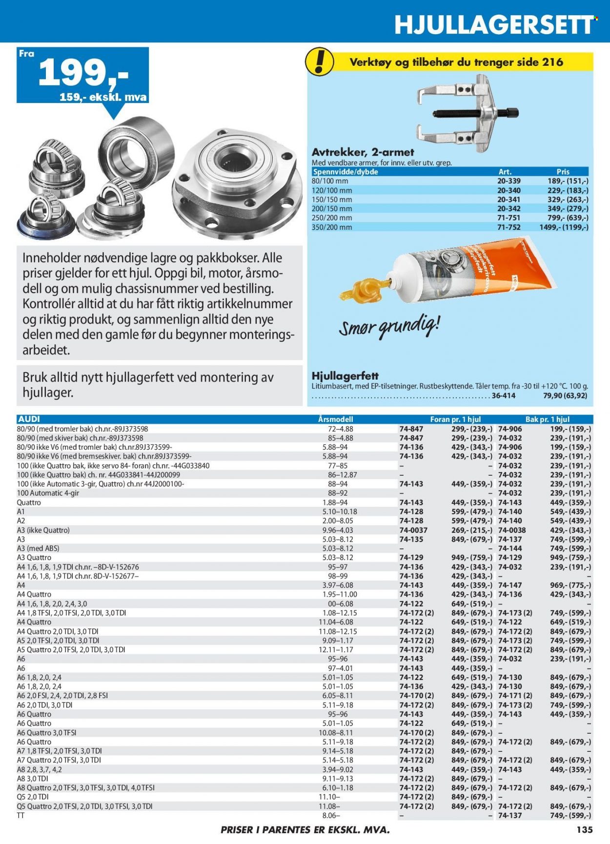 thumbnail - Kundeavis Biltema - Produkter fra tilbudsaviser - Dell, kontroller, verktøy. Side 135.