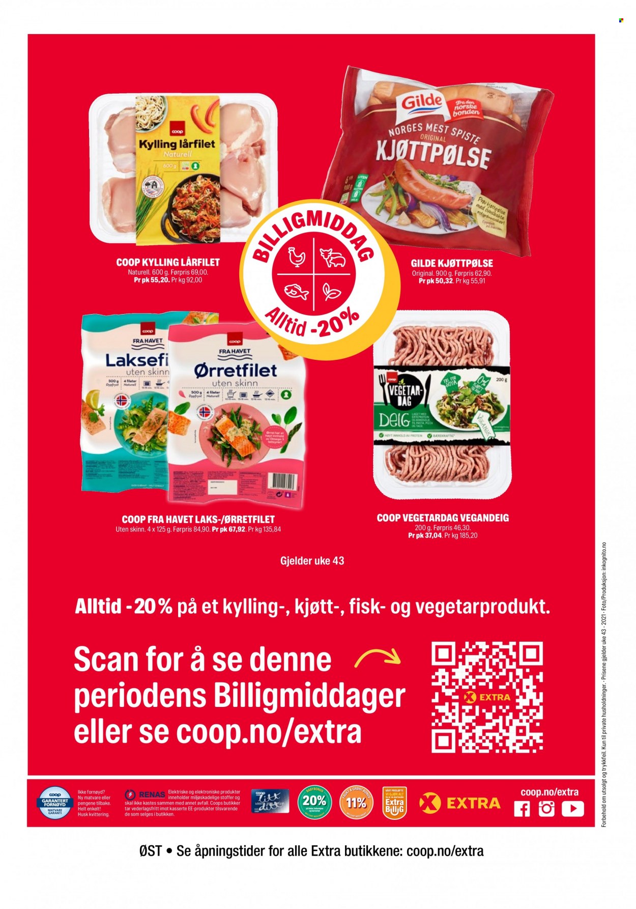 Kundeavis Coop Extra - 25.10.2021 - 31.10.2021. Side 9