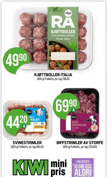 Kundeavis KIWI - 01.11.2021 - 07.11.2021.